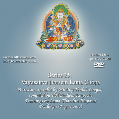 Vajrasattva Dorsem Lama Chopa (The Chariot of Great Merit) (Series 25) DVDs